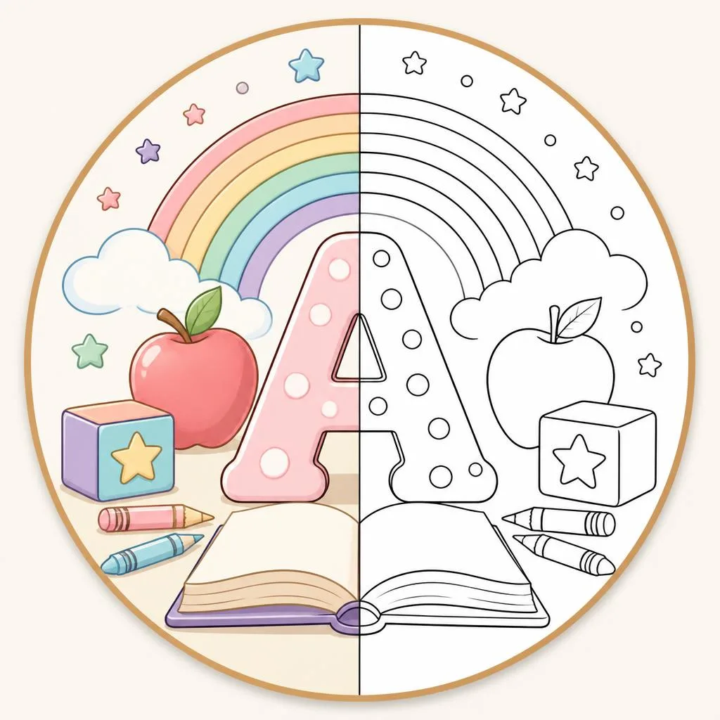 Alphabet Coloring coloring pages