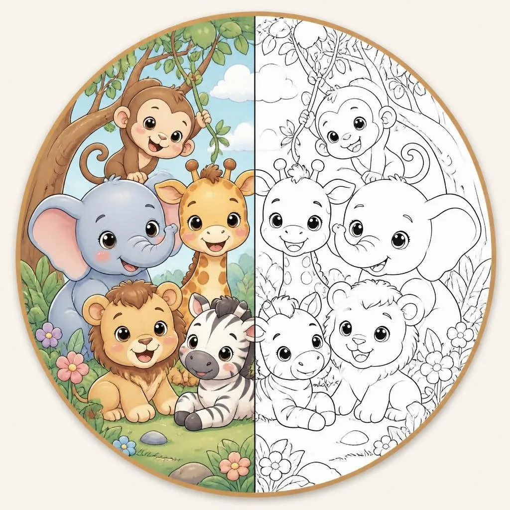 Baby Animals coloring pages