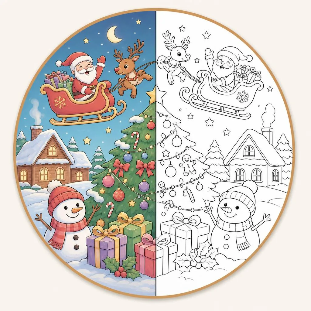 Christmas for Kids coloring pages