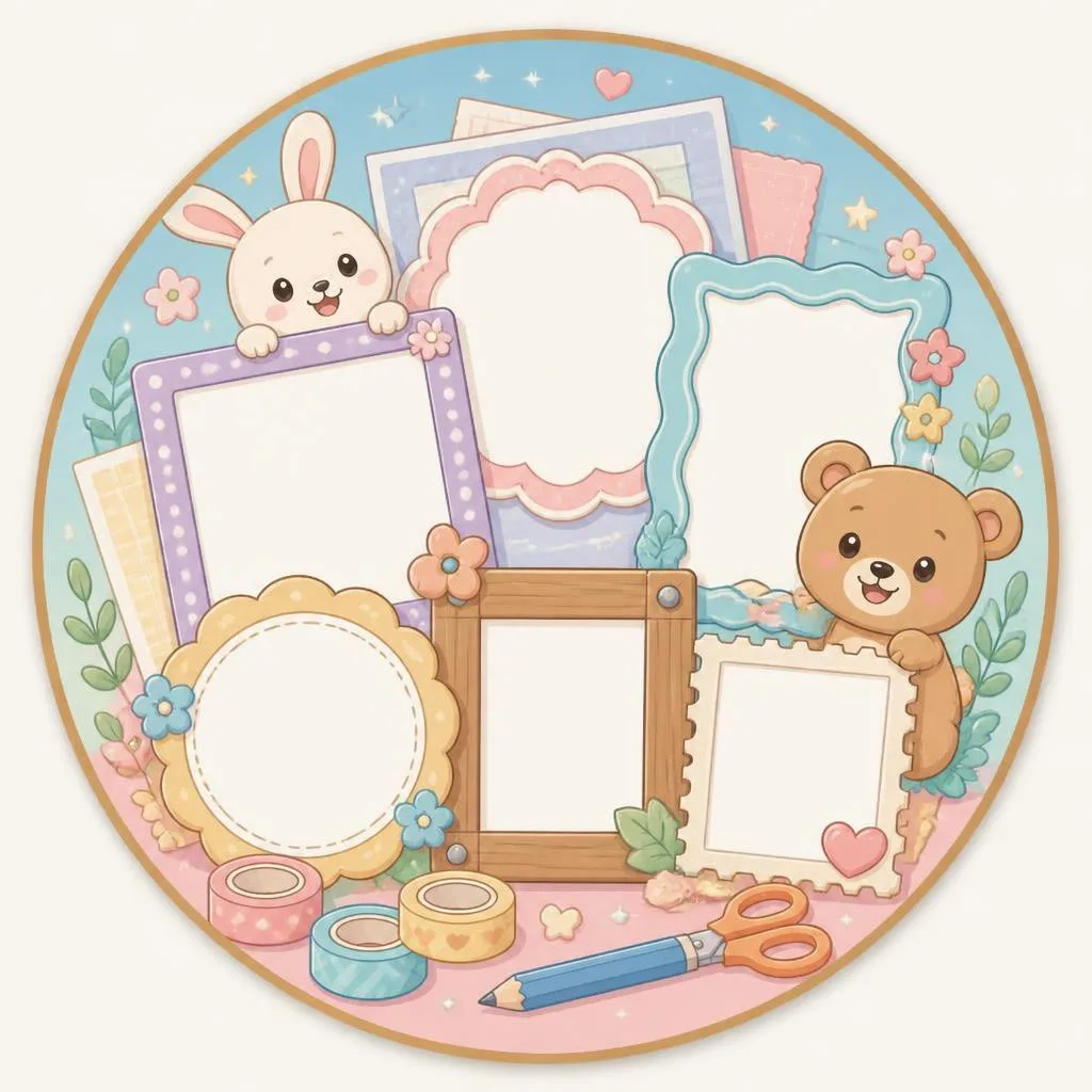 Frames & Borders coloring pages