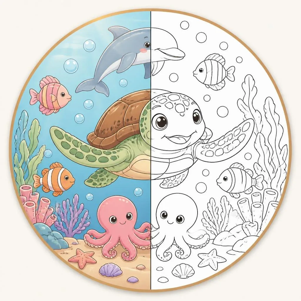 Ocean Animals coloring pages