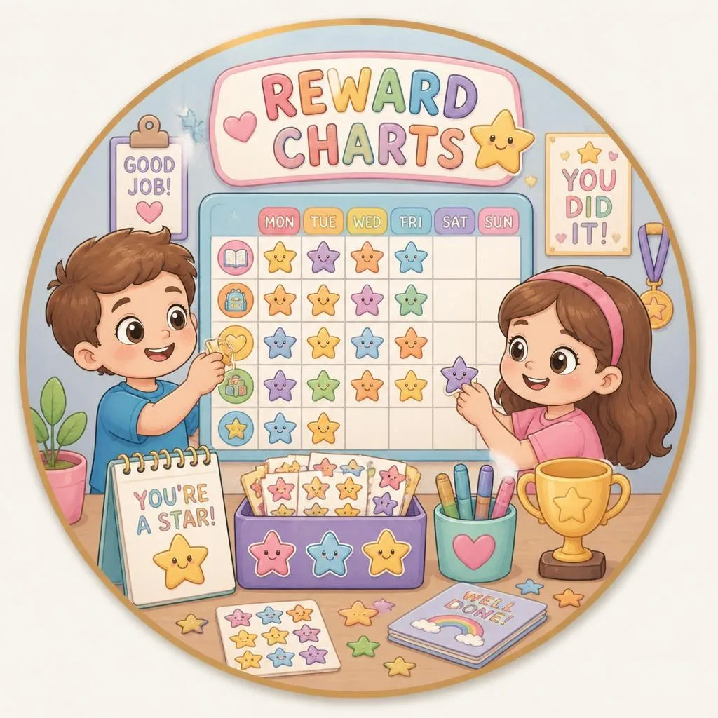 Reward Charts coloring pages